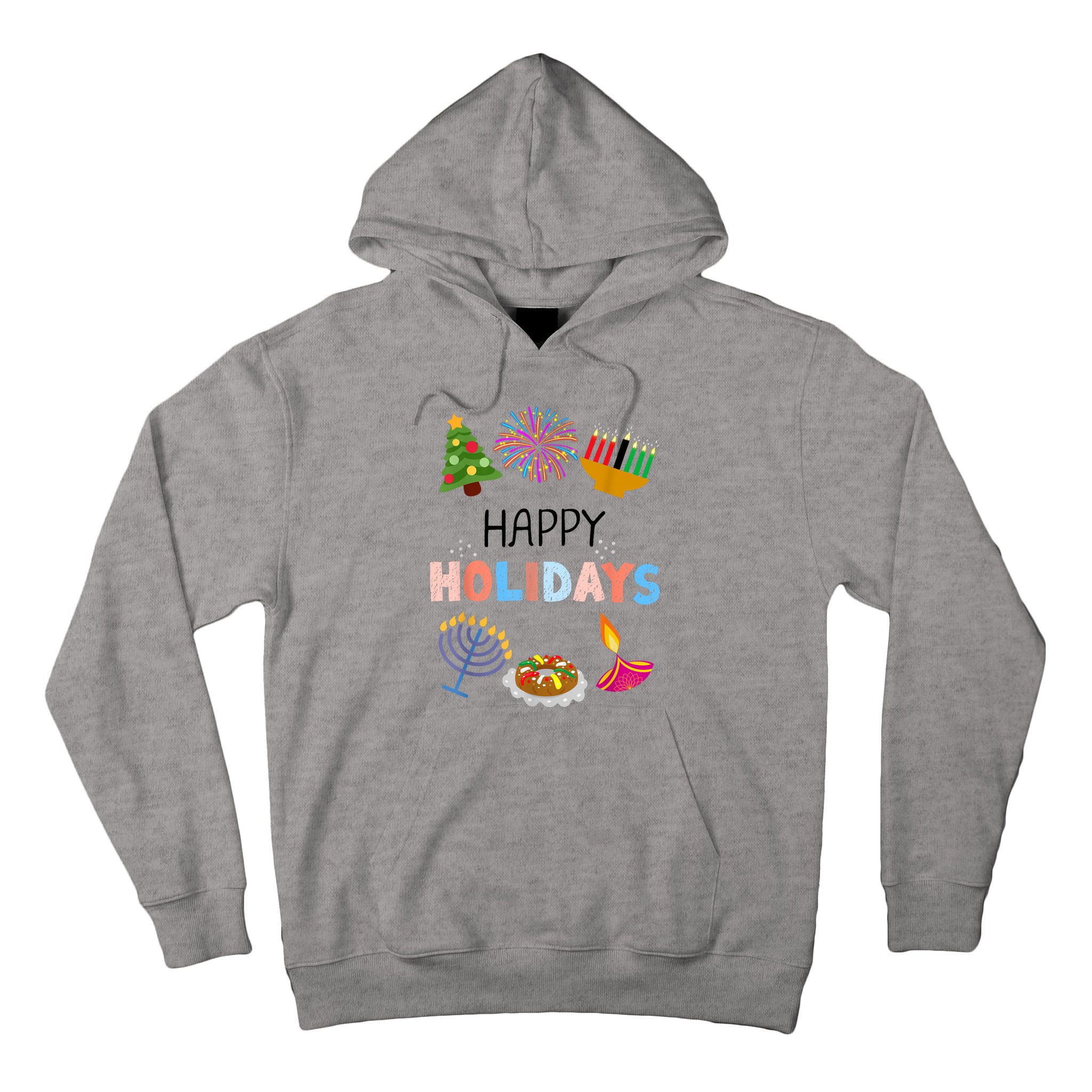 Happy Holidays Diwali Kwanzaa Hanukkah Christmas Tall Hoodie