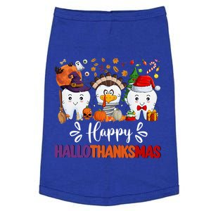 Happy Hallothanksmas Dental Boo Crew Dentist Assistant Gift Doggie Tank