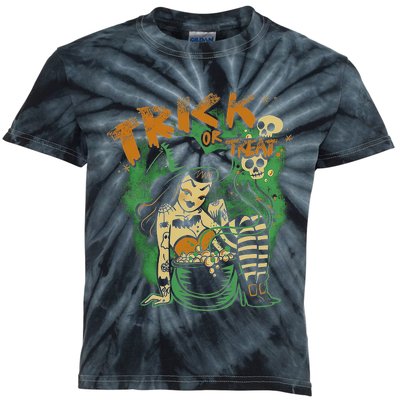 Happy Halloween Day Classic Horror Horrorfest Movies Kids Tie-Dye T-Shirt