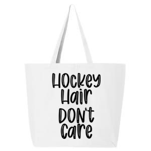 Hockey Hair Dont Care Hockey Player Gift 25L Jumbo Tote