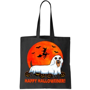 Happy Halloweiner Dachshund Halloween Costume Tote Bag