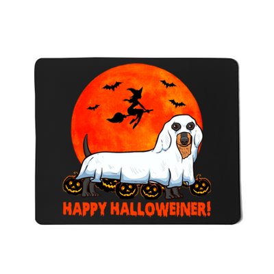 Happy Halloweiner Dachshund Halloween Costume Mousepad