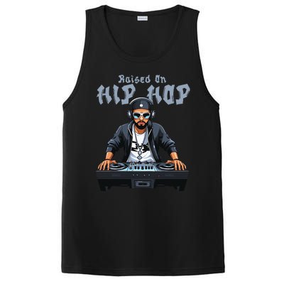 Hip Hop Dj 50th Anniversary Raised On Hip Hop PosiCharge Competitor Tank