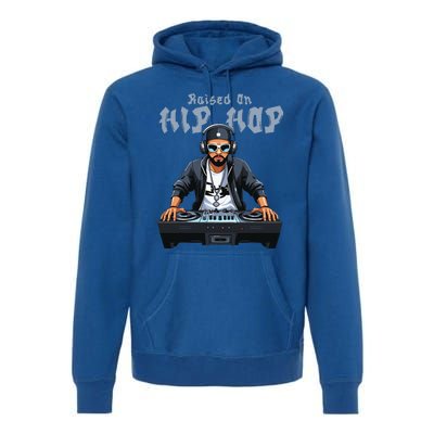 Hip Hop Dj 50th Anniversary Raised On Hip Hop Premium Hoodie