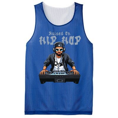 Hip Hop Dj 50th Anniversary Raised On Hip Hop Mesh Reversible Basketball Jersey Tank