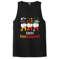 Happy Hallothanksmas Dental Halloween Thanksgiving Christmas PosiCharge Competitor Tank