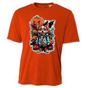 Hip Halloween Dog Cooling Performance Crew T-Shirt