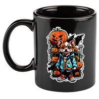 Hip Halloween Dog 11oz C Handle Ceramic Mug