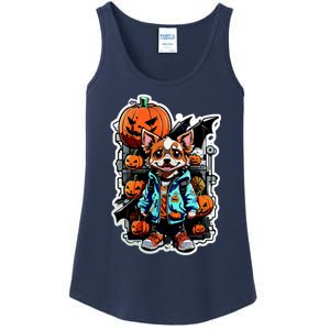 Hip Halloween Dog Ladies Essential Tank