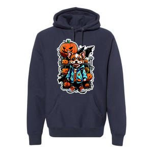 Hip Halloween Dog Premium Hoodie