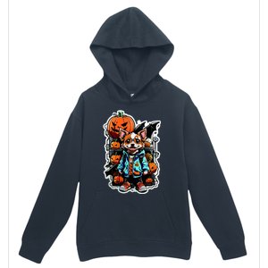 Hip Halloween Dog Urban Pullover Hoodie