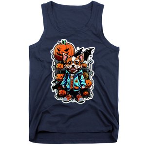 Hip Halloween Dog Tank Top