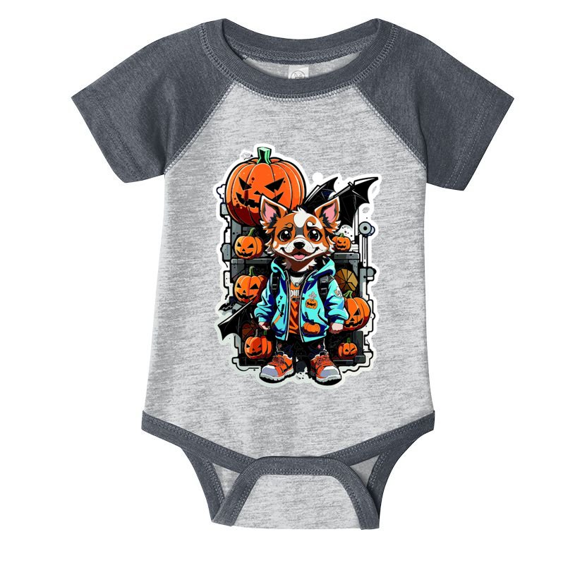 Hip Halloween Dog Infant Baby Jersey Bodysuit