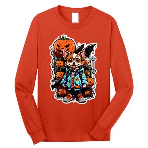 Hip Halloween Dog Long Sleeve Shirt