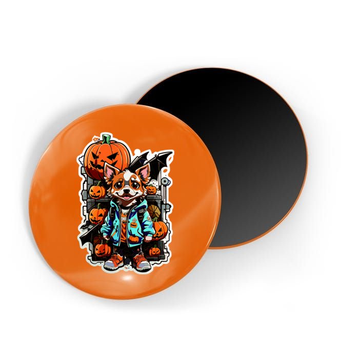 Hip Halloween Dog Magnet