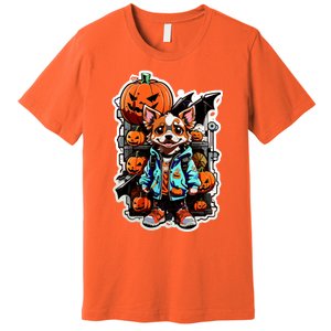 Hip Halloween Dog Premium T-Shirt