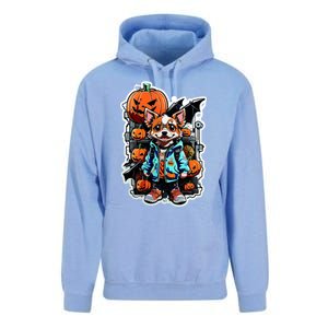 Hip Halloween Dog Unisex Surf Hoodie