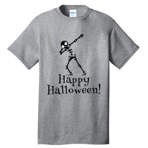 Happy Halloween Dabbing Skeleton Dab Ghost Pumpkin Spooky Cute Gift Tall T-Shirt