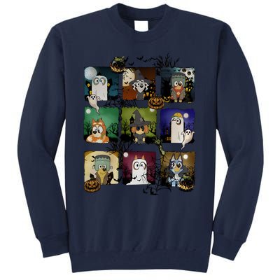 Happy Halloween Dog Family Matching Funny Dog Lover Tall Sweatshirt