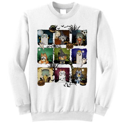 Happy Halloween Dog Family Matching Funny Dog Lover Sweatshirt