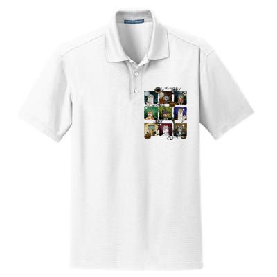 Happy Halloween Dog Family Matching Funny Dog Lover Dry Zone Grid Polo