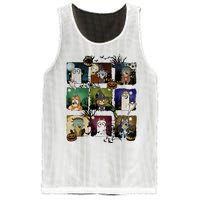 Happy Halloween Dog Family Matching Funny Dog Lover Mesh Reversible Basketball Jersey Tank