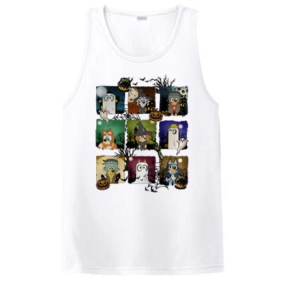 Happy Halloween Dog Family Matching Funny Dog Lover PosiCharge Competitor Tank