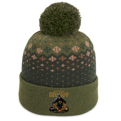 Hip Hop Dj 50th Anniversary The Baniff Cuffed Pom Beanie