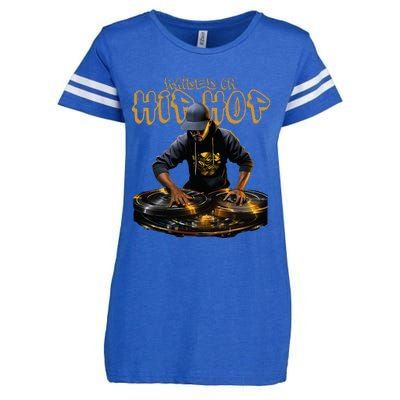 Hip Hop Dj 50th Anniversary Enza Ladies Jersey Football T-Shirt