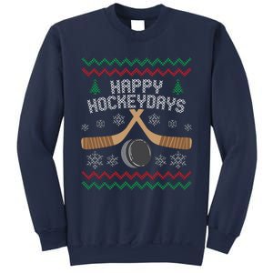 Happy Hockey Days Ugly Christmas Sweater Sweatshirt