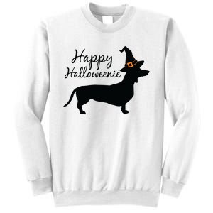 Happy Halloweenie Dachshund Wiener Dog Halloween Sweatshirt