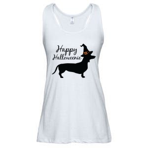 Happy Halloweenie Dachshund Wiener Dog Halloween Ladies Essential Flowy Tank