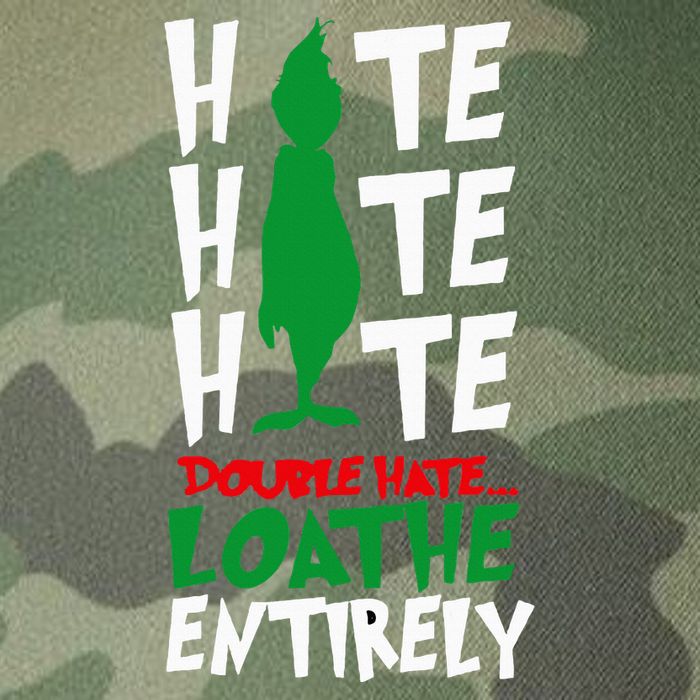 Hate Hate double hate loathe entirely funny Christmas  Legacy Tie Dye Trucker Hat