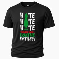 Hate Hate double hate loathe entirely funny Christmas  Performance Shirt