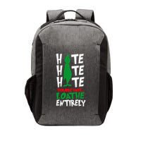 Hate Hate double hate loathe entirely funny Christmas  Vector Backpack