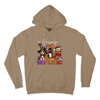 Happy Hallothanksmas Dogs Halloween Thanksgiving Christmas Hoodie