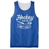 Hockey Hair Dont Care Meaningful Gift Cute Ice Hockey Gift Mesh Reversible Basketball Jersey Tank