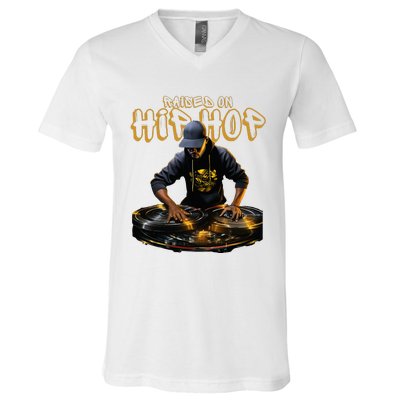 Hip Hop Dj 50th Anniversary V-Neck T-Shirt