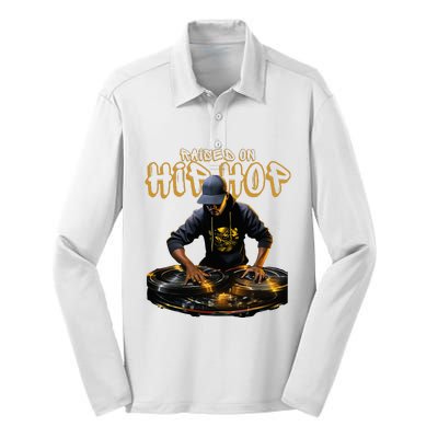 Hip Hop Dj 50th Anniversary Silk Touch Performance Long Sleeve Polo