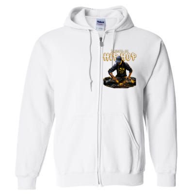 Hip Hop Dj 50th Anniversary Full Zip Hoodie