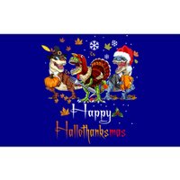 Happy Hallothanksmas Dinosaurs T Rex Turkey Costume Gift Bumper Sticker