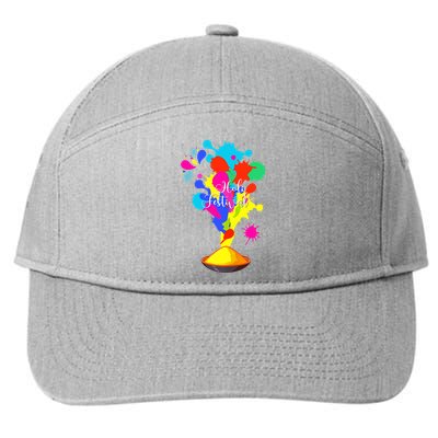 Happy Holi Design For Color India Hindu Tank Top 7-Panel Snapback Hat