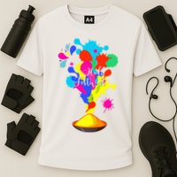 Happy Holi Design For Color India Hindu Tank Top Performance Shirt
