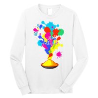 Happy Holi Design For Color India Hindu Tank Top Long Sleeve Shirt