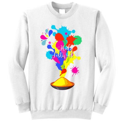 Happy Holi Design For Color India Hindu Tank Top Sweatshirt