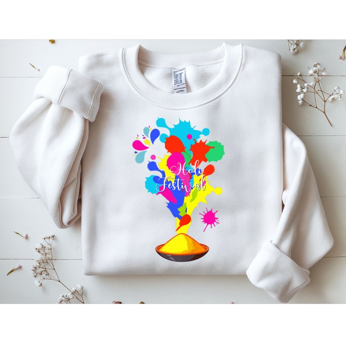 Happy Holi Design For Color India Hindu Tank Top Sweatshirt