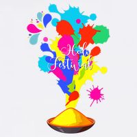 Happy Holi Design For Color India Hindu Tank Top Mug