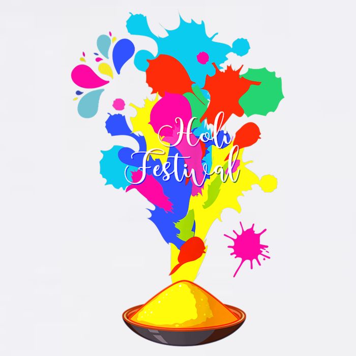 Happy Holi Design For Color India Hindu Tank Top Mug