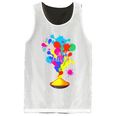 Happy Holi Design For Color India Hindu Tank Top Mesh Reversible Basketball Jersey Tank