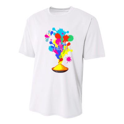 Happy Holi Design For Color India Hindu Tank Top Youth Performance Sprint T-Shirt